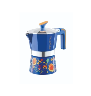Μπρίκι espresso 3 φλ. Pedrini MyMoka Frinta Kahlo 02CF141 Blu