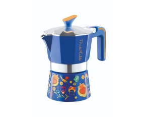 Μπρίκι espresso 3 φλ. Pedrini MyMoka Frinta Kahlo 02CF141 Blu