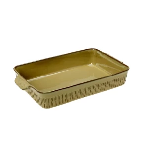 Πυρίμαχο ταψί stoneware 36χ23χ7εκ. Cryspo Trio Cottage 37.075.77