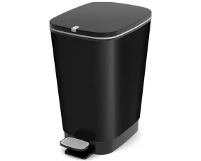 Κάδος απορριμάτων με πεντάλ 35 lt Kis Chic Bin Black 26.21166
