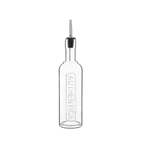 Bormioli Authentica γυάλινη φιάλη λαδιού 500 ml με ανοξείδωτο στόμιο
