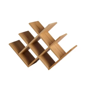 Ξύλινη κάβα φιαλών bamboo 8 θέσεων Day 100060 