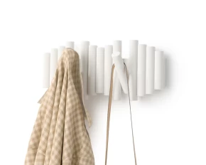 Ξύλινη κρεμάστρα 5 θέσεων Umbra Picket White 1011471-660