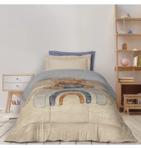 DAS KIDS ΚΟΥΒΕΡΤΟΠΑΠΛΩΜΑ 160Χ220 4925 BEIGE, GREY
