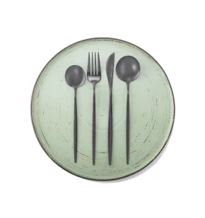 Σετ ανοξείδωτα μαχαιροπήρουνα 24 τμχ SP tableware Sienna Black 40010701