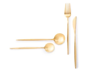 Σετ ανοξείδωτα μαχαιροπήρουνα 24 τμχ SP tableware Sienna Gold 40010702