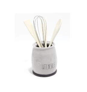 Κεραμικό βάζο & εργαλεία κουζίνας 11.3x12.8εκ. Marva Country 680032