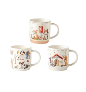 Κούπα πορσελάνη bone China 350 ml Marva Animals 574134 (3 σχέδια)