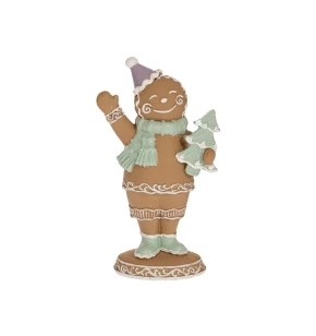 Διακοσμητικό αγοράκι gingerbread 9.5x5.5x16 εκ. Iliadis 86352