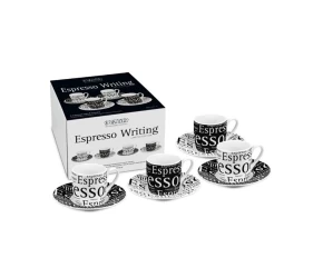 Σετ 4 φλυτζάνια πιατάκια espresso 85 ml Konitz 1150532804