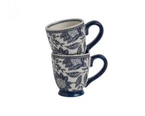 Σετ 2 κούπες stoneware 200 ml Laure Aslhey Hedingham 184194