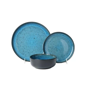 Σετ πιάτα φαγητού 18 τμχ stoneware Fylliana 728-224-005
