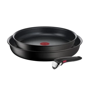 Σετ αντικολλητικά τηγάνια 24 & 28 εκ. με χερούλι Tefal Ingenio L7649253