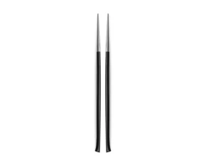 Σετ 2 ανοξείδωτα chopsticks Cristema Wave Black