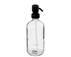 Γυάλινο dispenser υγρού σαπουνιού 450 ml 5Five 174712A