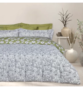 DAS HOME ΣΕΤ ΣΕΝΤΟΝΙΑ KING HAPPY 9670 IVORY, OLIVE