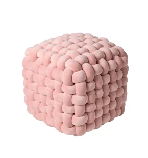 DAS HOME ΔΙΑΚΟΣΜΗΤΙΚΟ ΠΟΥΦ 43Χ43Χ40 2273 NUDE