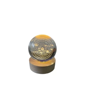 Διακοσμητικό Φωτιστικό Σφαίρα USB Ηλιακό Σύστημα Espiel 6εκ (DWCA1009)