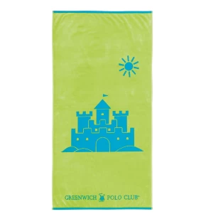 GREENWICH POLO CLUB JUNIOR ΠΕΤΣΕΤΑ ΘΑΛΑΣΣΗΣ 70Χ140 4075 BLUE, GREEN