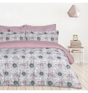 DAS HOME ΣΕΤ ΣΕΝΤΟΝΙΑ ΥΠΕΡΔΙΠΛΑ HAPPY 9676 GREY, NUDE