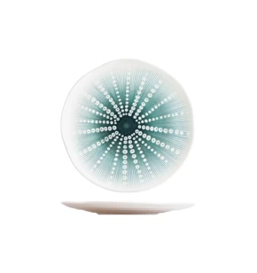 Πιάτο φρούτου 23 εκ. πορσελάνη inglaze Ionia Axinos Blue Dot 1562404