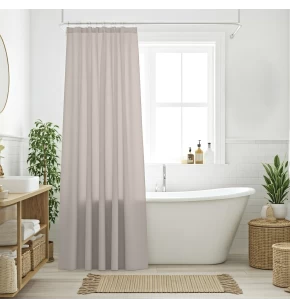 DAS HOME ΚΟΥΡΤΙΝΑ ΜΠΑΝΙΟΥ 240X180 0808 TAUPE