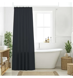 DAS HOME ΚΟΥΡΤΙΝΑ ΜΠΑΝΙΟΥ 240X180 0809 GRAPHITE