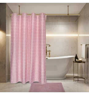 GREENWICH POLO CLUB ΚΟΥΡΤΙΝΑ ΜΠΑΝΙΟΥ 200Χ180 ESSENTIAL 3121 NUDE