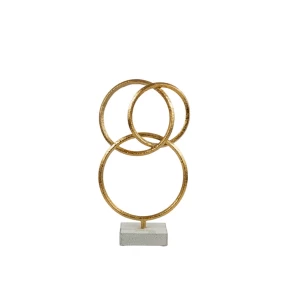 Επιτραπέζιο μεταλλικό διακοσμητικό 20x34.5 εκ. Zen Collection 51543