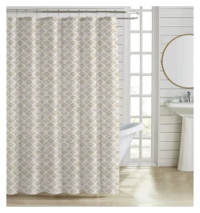Υφασμάτινη πολυεστερική κουρτίνα μπάνιου 180x200 εκ. Ankor 846351