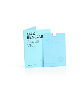 Αρωματική κάρτα για ντουλάπες & συρτάρια Max Benjamin Acqua Viva