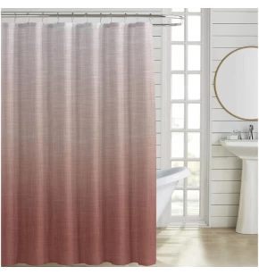 Υφασμάτινη πολυεστερική κουρτίνα μπάνιου 180χ200 εκ. Ankor 846214