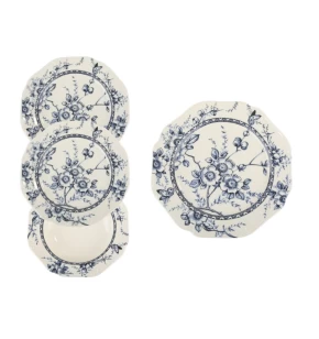 Σερβίτσιο Πορσελάνης 20τμχ Tiffany Blue - Oriana Ferelli