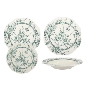 Σετ Σερβίτσιο Πορσελάνης 20τμχ Tiffany Green - Oriana Ferelli