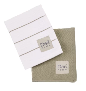 DAS HOME ΣΕΤ ΠΟΤΗΡΟΠΑΝΑ 2ΤΜΧ 30Χ50 0827 GREEN, WHITE