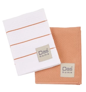 DAS HOME ΣΕΤ ΠΟΤΗΡΟΠΑΝΑ 2ΤΜΧ 30Χ50 0831 TERACOTTA, WHITE