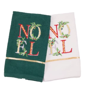 DAS HOME CHRISTMAS ΠΟΤΗΡΟΠΑΝΑ ΣΕΤ 2ΤΜΧ 30X50 0814 GREEN, WHITE