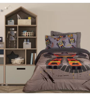 DAS KIDS ΚΟΥΒΕΡΤΟΠΑΠΛΩΜΑ 160Χ220 4974 GREY