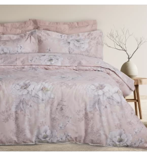 DAS HOME ΠΑΠΛΩΜΑΤΟΘΗΚΗ ΣΕΤ ΥΠΕΡΔΙΠΛΗ PRESTIGE 1711 GREY, PINK
