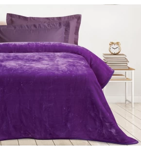 DAS KIDS ΚΟΥΒΕΡΤΑ VELOUR MONH 0296 PURPLE