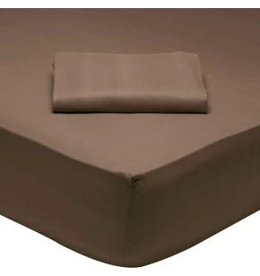 DAS HOME ΣΕΝΤΟΝΙ ΥΠΕΡΔΙΠΛΟ ΜΕ ΛΑΣΤΙΧΟ COFFEE BROWN 1004 COFFEE BROWN