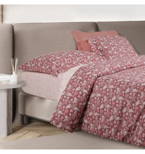 DAS HOME ΣΕΤ ΣΕΝΤΟΝΙΑ ΥΠΕΡΔΙΠΛΑ ΜΕ ΛΑΣΤΙΧΟ CASUAL 5433 BORDEAUX, NUDE