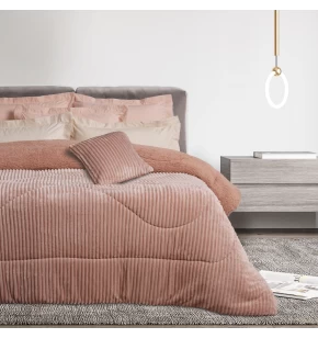 DAS HOME ΚΟΥΒΕΡΤΟΠΑΠΛΩΜΑ SHERPA ΥΠΕΡΔΙΠΛΟ 1363 NUDE