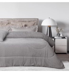 DAS HOME ΚΟΥΒΕΡΤΟΠΑΠΛΩΜΑ SHERPA ΜΟΝΟ 1368 GREY