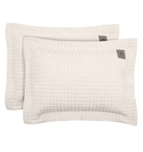 GREENWICH POLO CLUB ΖΕΥΓΟΣ ΜΑΞΙΛΑΡΟΘΗΚΕΣ CLASSIC 4429 IVORY