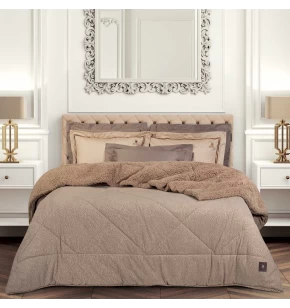 GREENWICH POLO CLUB ΚΟΥΒΕΡΤΟΠΑΠΛΩΜΑ KING SHERPA ESSENTIAL 4437 TAUPE