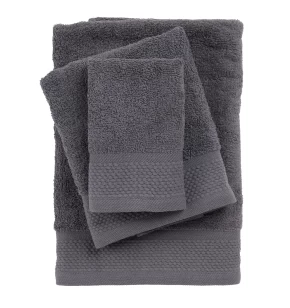 DAS HOME ΣΕΤ ΠΕΤΣΕΤΕΣ 3ΤΕΜΑΧΙΩΝ BEST 0835 DARK GREY