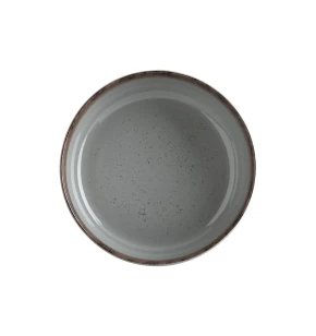 Σαλατιέρα Ionia Stigmes 23εκ. Γκρι με Καφέ Περίγραμμα 1070115