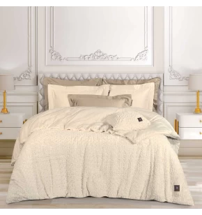 GREENWICH POLO CLUB ΚΟΥΒΕΡΤΟΠΑΠΛΩΜΑ RABBIT FAUX FUR KING ESSENTIAL 3960 ECRU