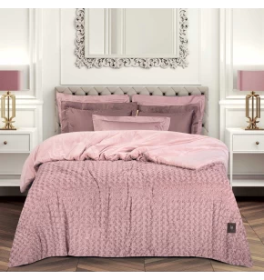 GREENWICH POLO CLUB ΚΟΥΒΕΡΤΟΠΑΠΛΩΜΑ RABBIT FAUX FUR KING ESSENTIAL 3961 NUDE